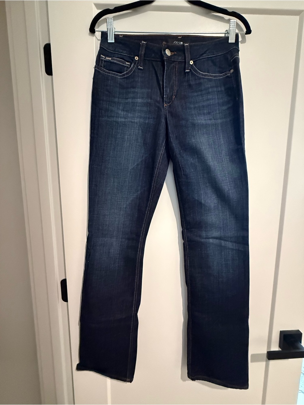 Joe's Dark Wash Straight Leg Jeans - Dark Blue
